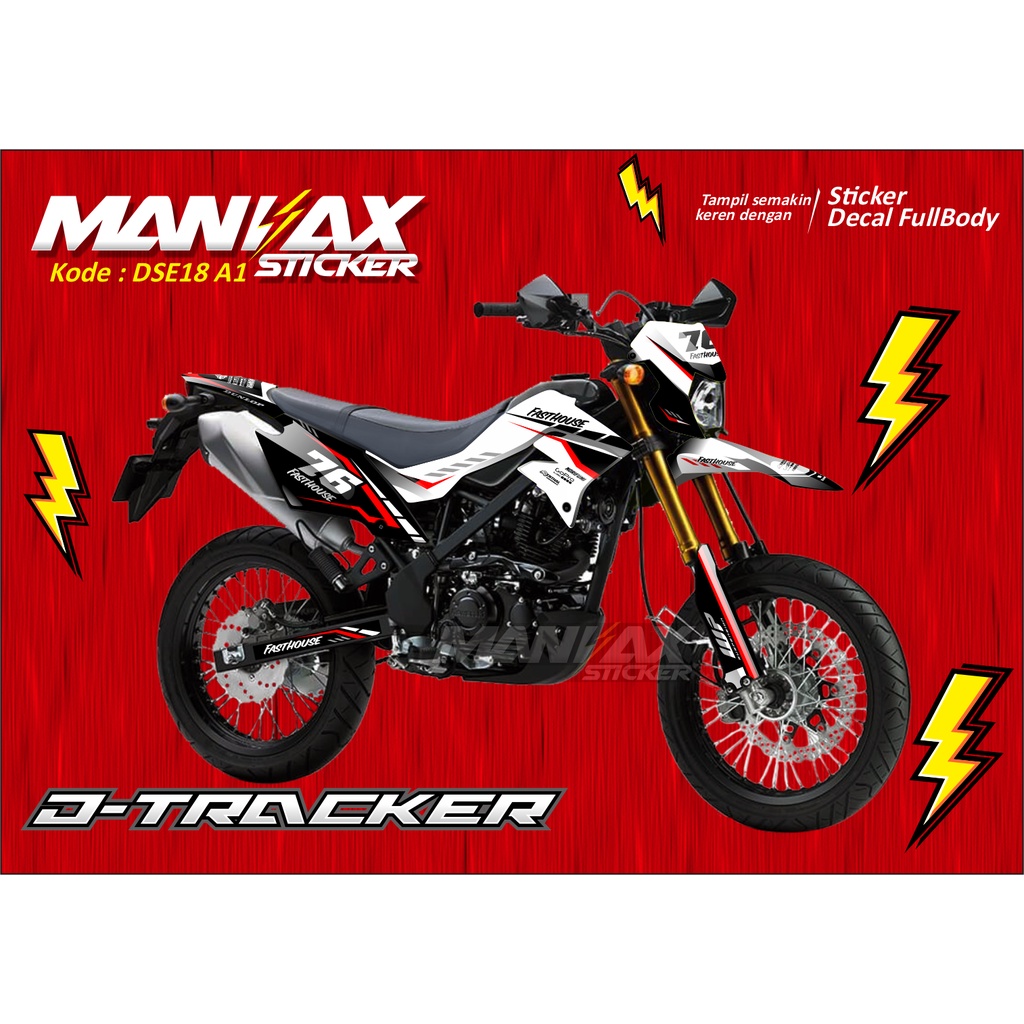 DECAL STICKER KAWASAKI KLX DTRACKER/KLX SE/DTRACKER 150 SE FULLBODY - DSE18