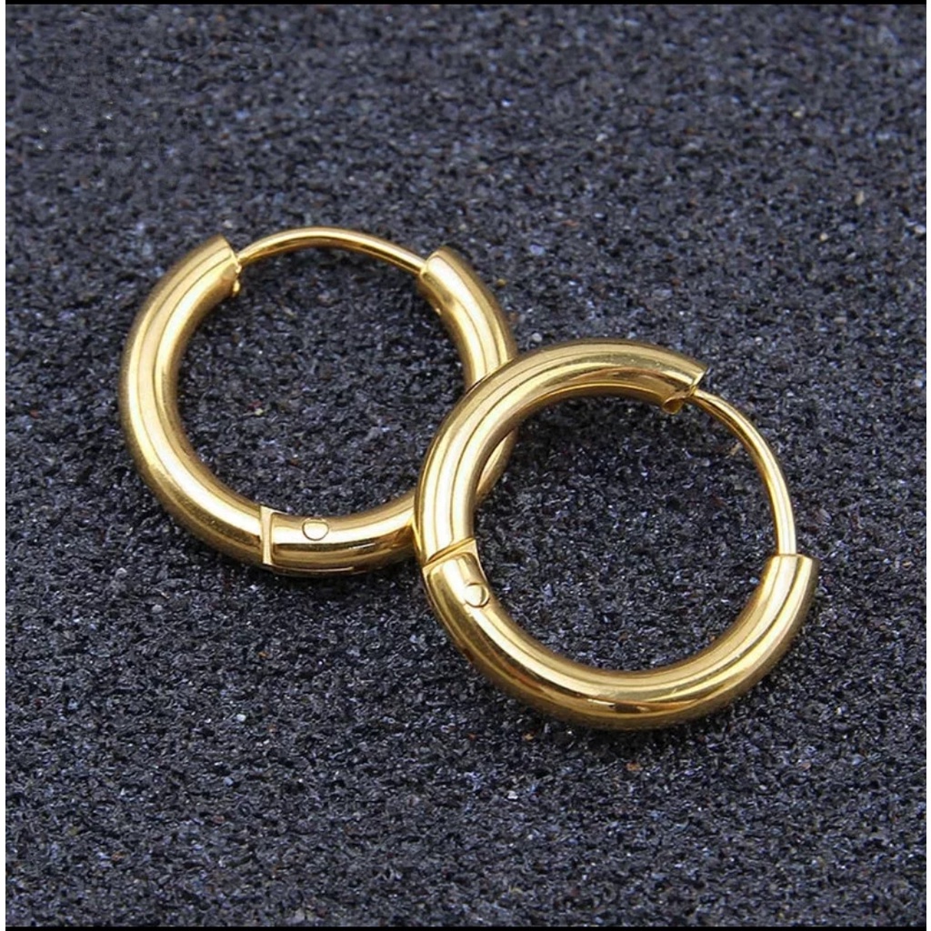 Anting Hoop Model Sederhana Gipsy Untuk Wanita dan Pria ( Unisex )