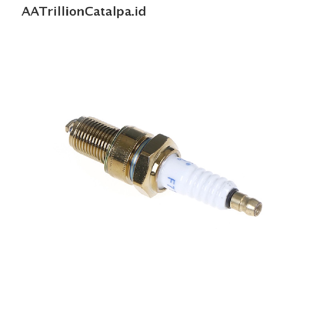 Aa Plug Busi Trillioncatalpa F7TC Lapis Emas Untuk Bagian Mesin Bensin