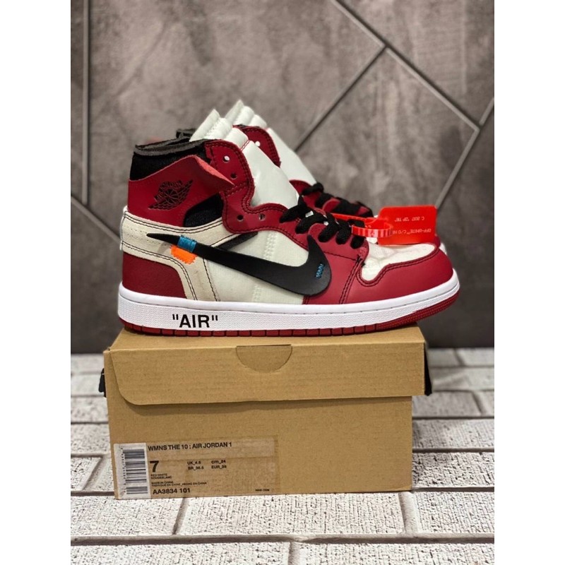 air jordan 1 x off white price