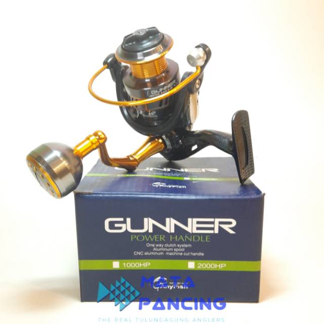 Reel Anyfish Gunner Power Handle 1000 2000 3000 4000 5000 6000