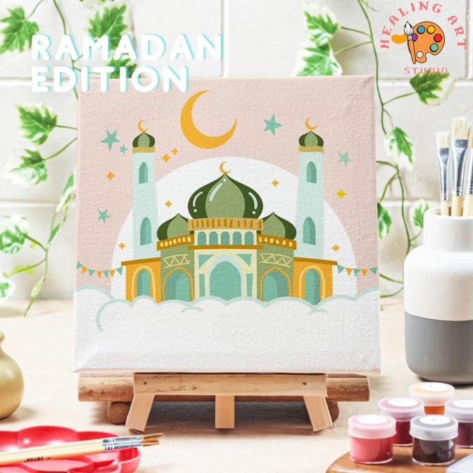 

Painting By Number Kit Lukisan Masjid Al Aqsa Hampers Ramadhan Art Set