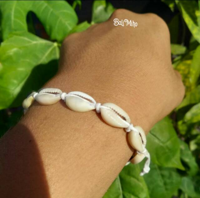 GELANG KERANG/GELANG KERANG LAUT/KERAJINAN KERANG/GELANG UNIK/SUPPLIER GELANG/SEASHELL BRACELET/CLAM-5