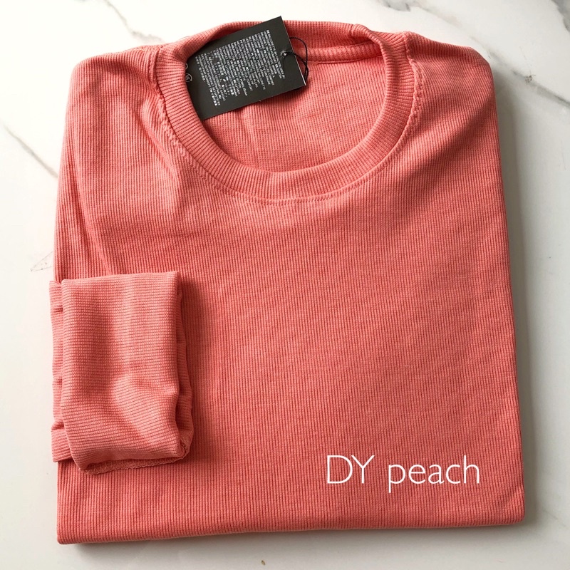knit lengan panjang KALLYOUTFIT-DY PEACH.