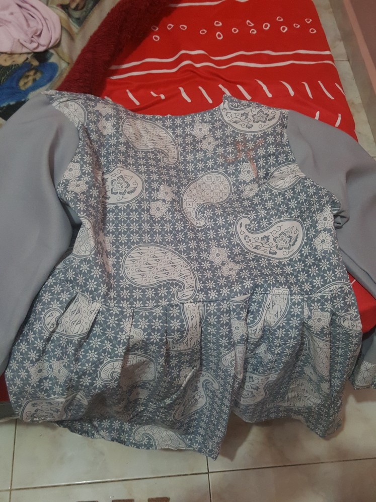 S M L Xl Xxl 3l 4l 5l Atasan Batik Dolby Dolbi Dobby Doby Tenun Sutra Tulis Halus Katun Atbm Baron