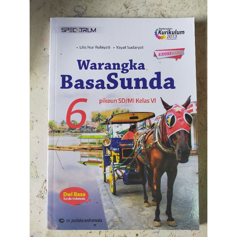 ORI harga satuan buku teks bahasa Sunda Dwi bahasa k13 kelas 1,2,3,4,5,6