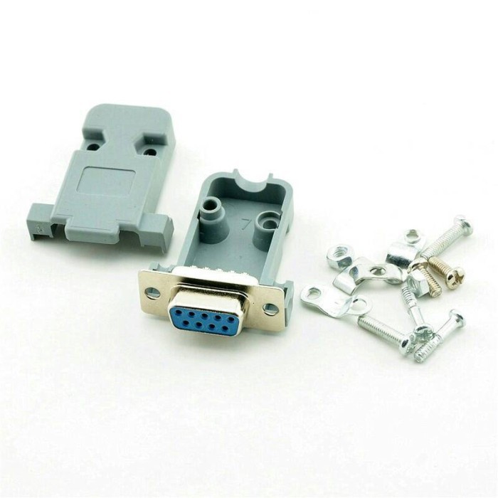 cover socket DB9 DB 9 male or female connector case chasing