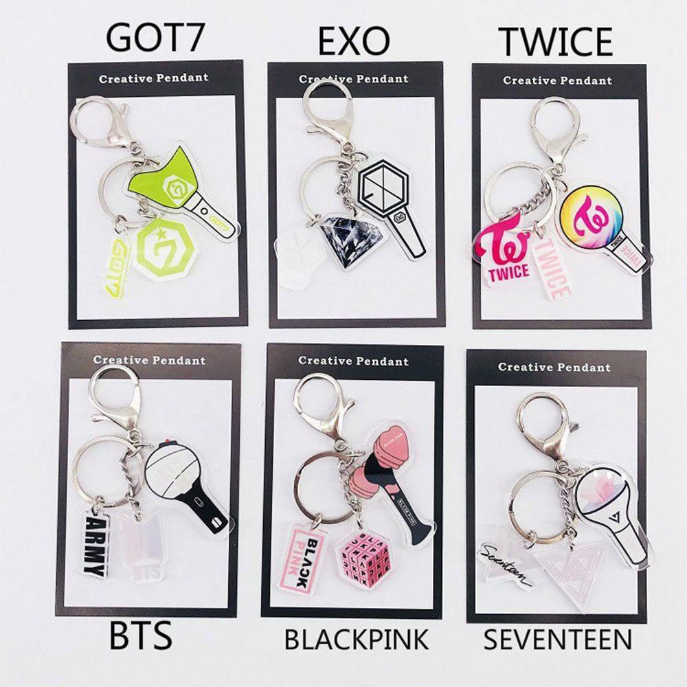 Suyo BTS Gantungan Kunci Liontin EXO GOT7 Blackpink BT21 Blackpink