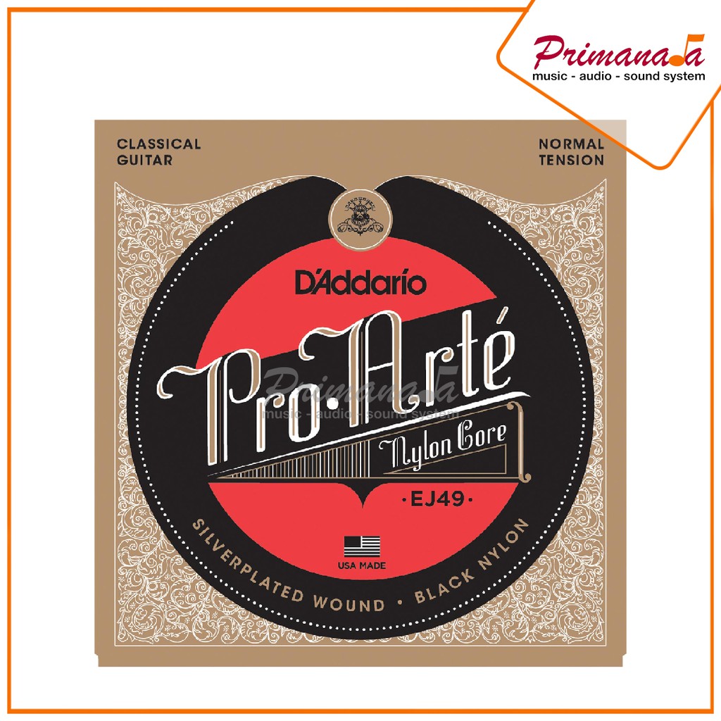Senar Gitar Klasik Daddario EJ49 Dadario EJ 49 Classic Nylon Guitar D'Addario Original