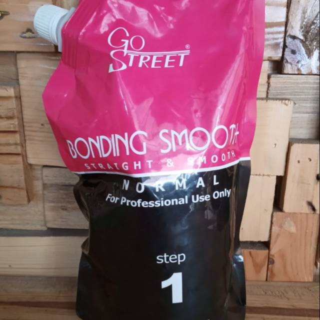Bonding Smoothing Hair Go Straightening Cream Go Street Extra Smooth step 1