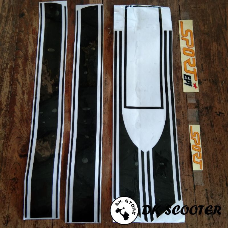 stiker vespa px sport p150x set
