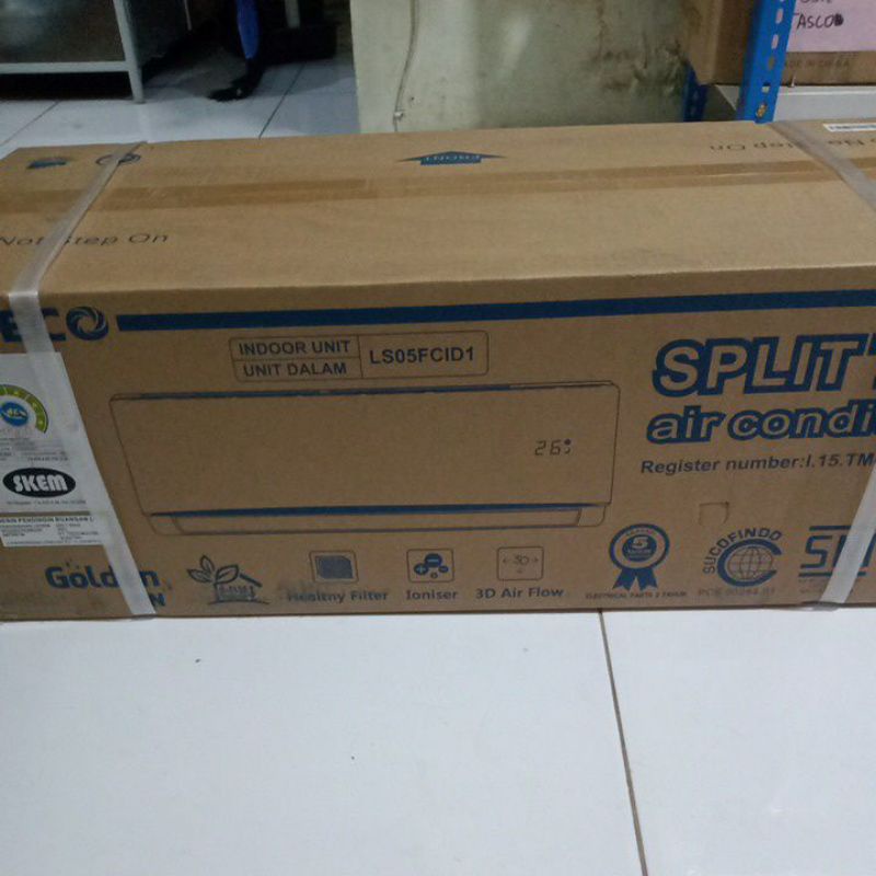 Jual INDOOR  AC merk teco setengah pk