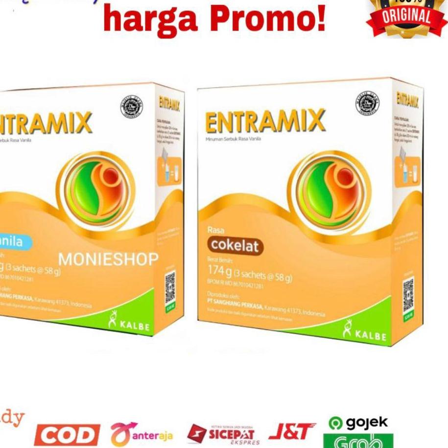 

[PROMO 0Q769] Susu Entramix 174gr Vanila Coklat / susu entramix Ready Stock
