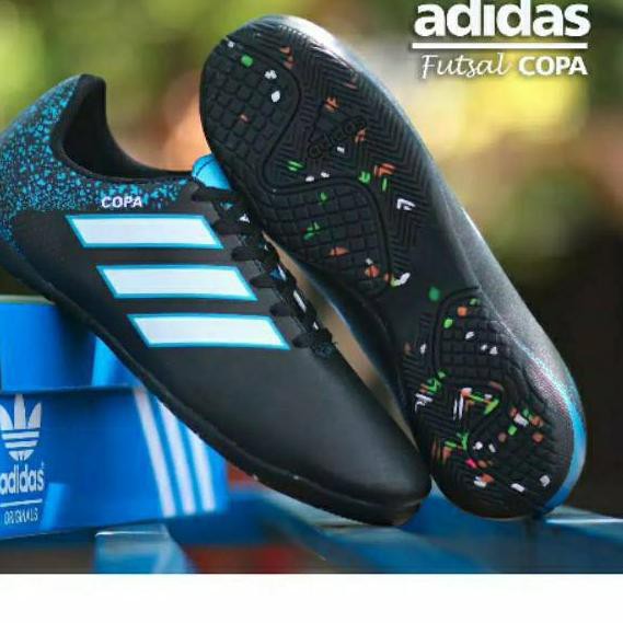 ☛xv✪IG0893 Sepatu Futsal Adidas Predator Tango 18.4 Core Black-White IC ,,