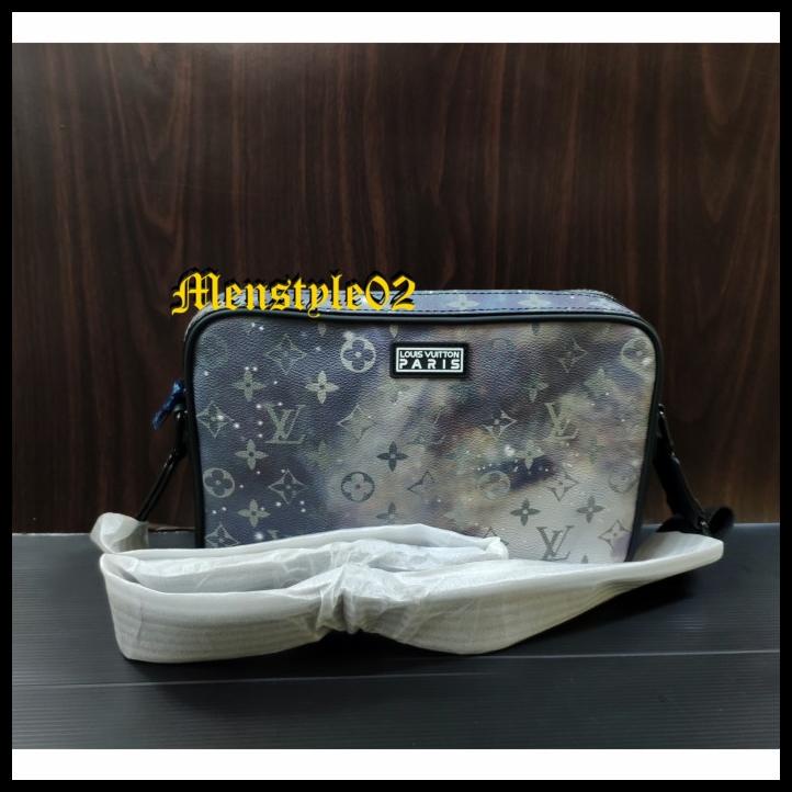 Bag Canvas - Tas Selempang Lv Alpha Messenger Galaxy Canvas Mirror Quality Slingbag