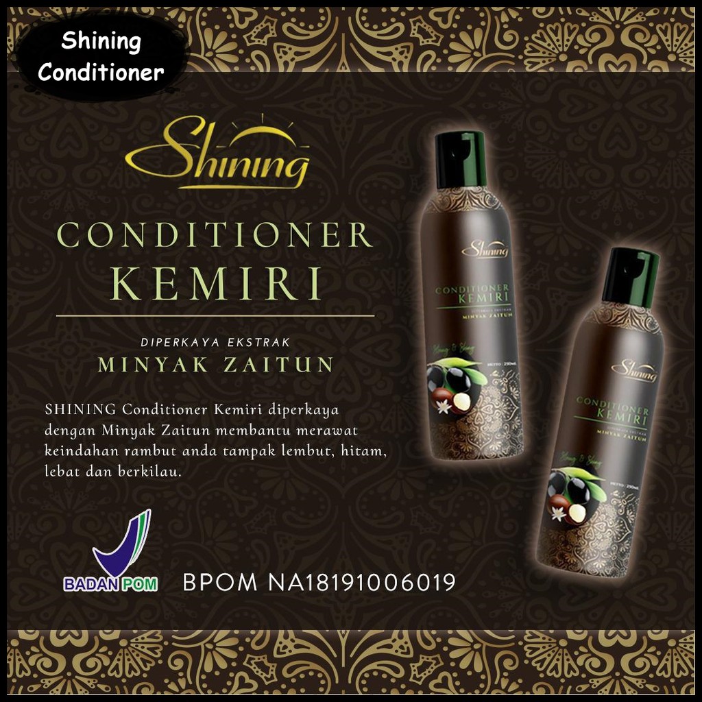 SHINING SERIES (SHAMPOO/ CONDITIONER/ TONIC/ MINYAK KEMIRI/ CHARCOAL MASK /BIBIT COLLAGEN)