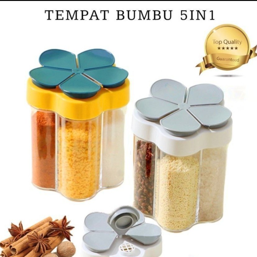 CEV TEMPAT BUMBU 5 SEKAT BUNGA