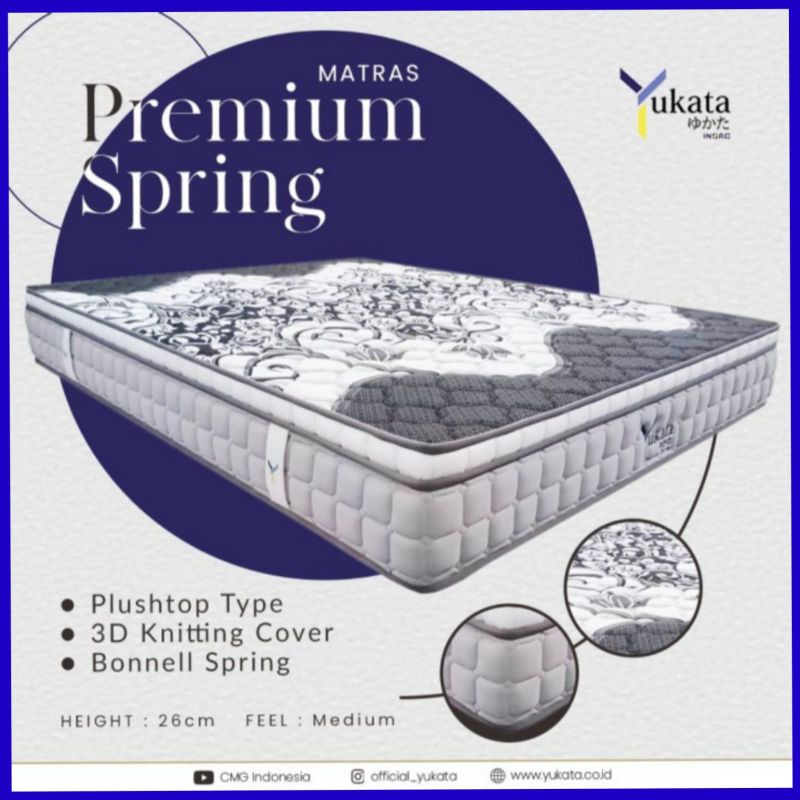 SPRING BED YUKATA PREMIUM SPRING. Springbed ASLI MEWAH Kualitas HOTEL BINTANG 5 Harga MURAH