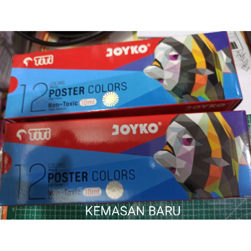 

Cat poster joyko 12 warna botol.