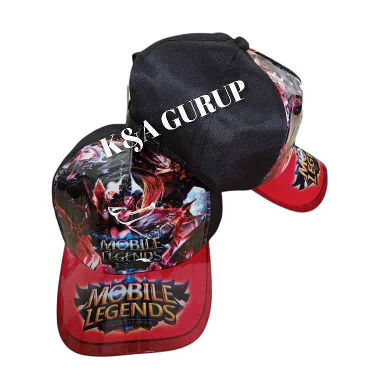 Promo Topi anak terbaru karakter FREE FIRE,MOBILE LEGENDS, IRONMAN,AVENGERS