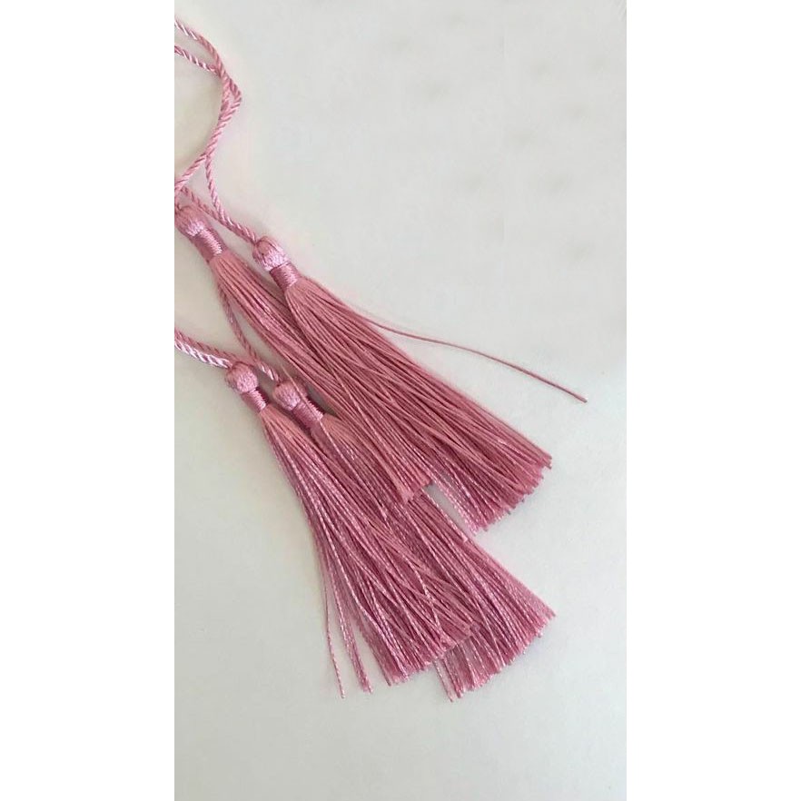 

Pink Tassel untuk Gift Tag isi 10 pcs - Tassel Warna Pink untuk Aksesoris Hang Tag Kado Bingkisan Parsel Hampers
