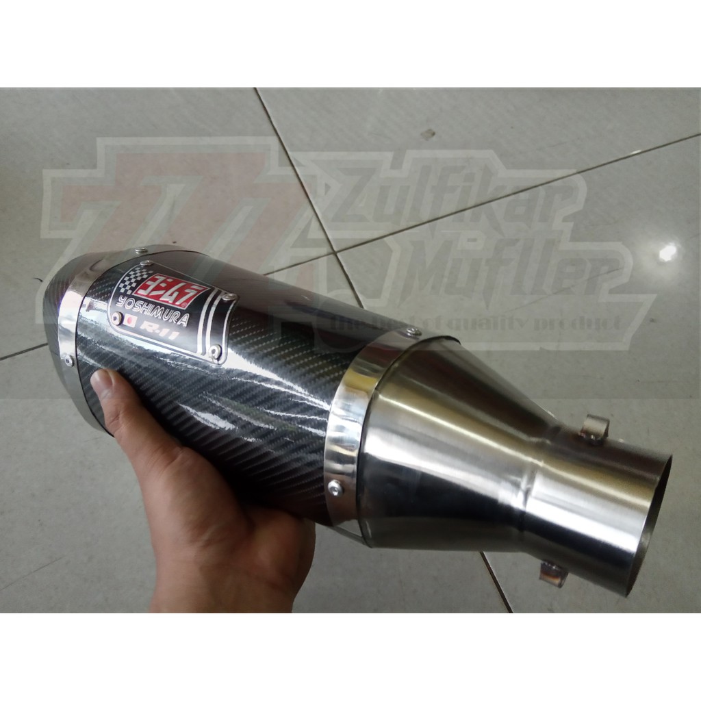 silincer knalpot racing yoshimura dua lubang