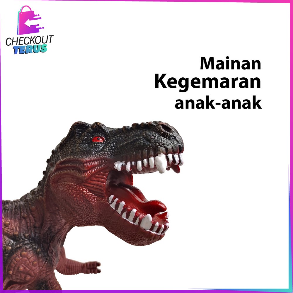 CT M263 M265 Maenan Edukasi Dino Toys Animal Figur Mainan Dinosaurus T Rex Jurassic World Mainan Anak Dinosaurus