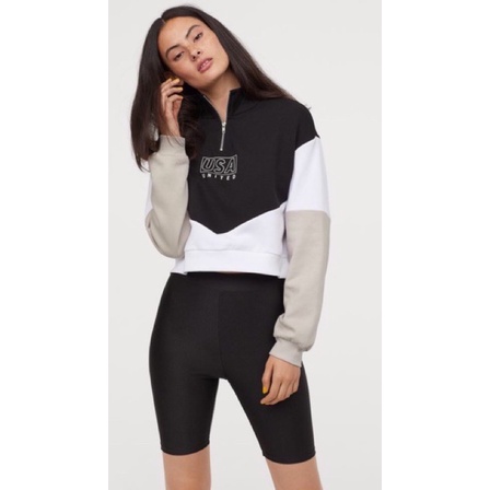 HM Sweatshirt Stand Up Collar