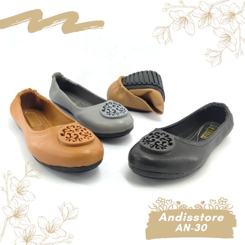 Sepatu Flatshoes Wanita Flat Shoes Andis AN30