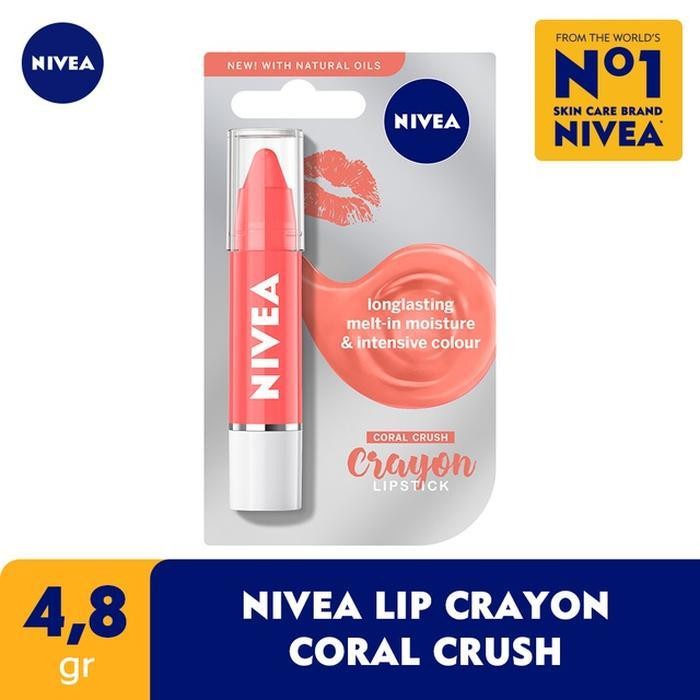 NIVEA Lip Care Lipbalm &amp; Colour Red Lip Balm crayon 4.8gr