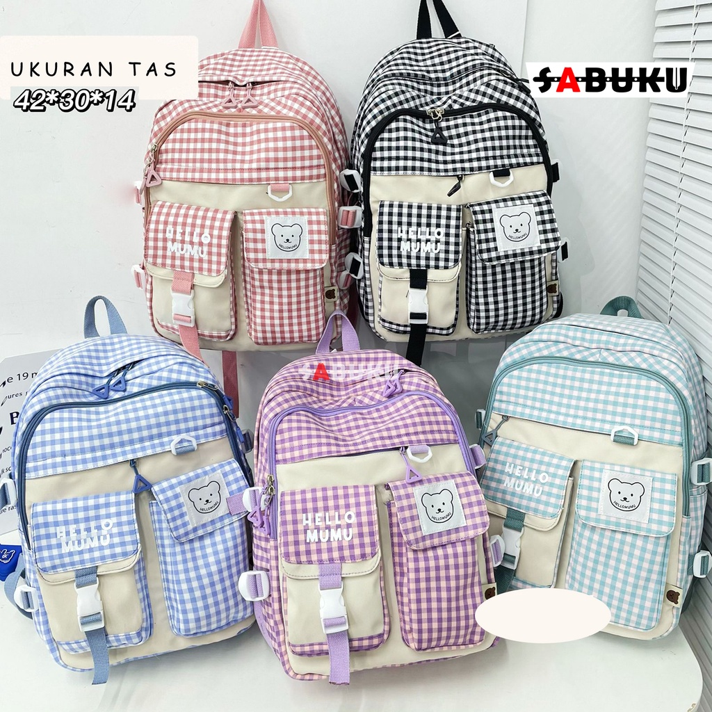 Tas Sekolah Anak Perempuan Ransel Wanita Backpack Ransel Punggung Gendong Tas Sekolah SD SMP - 184