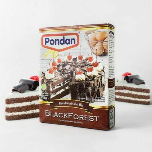 

Pondan Black forest / Blackforest Premix 418 gr / gram