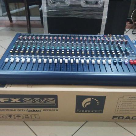 PROMO HARGA MURAH    Mixer Audio Soundcraft Mfx 20/ 2 Mixer 20 Channal