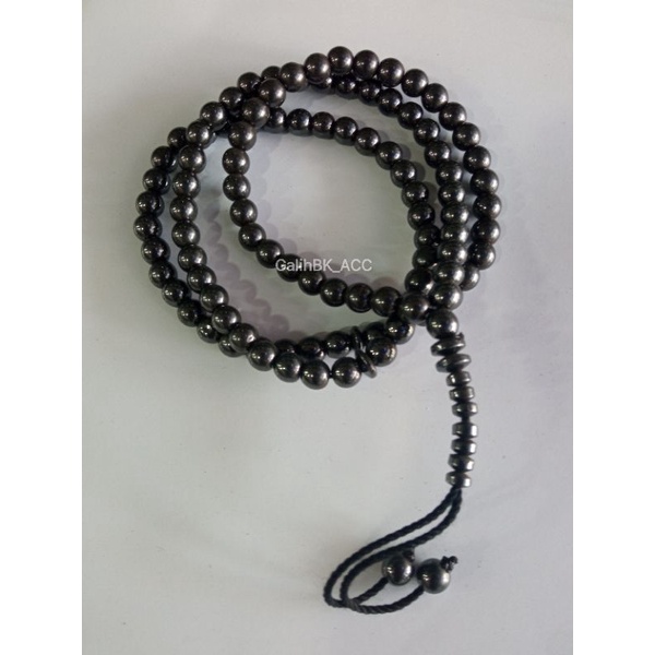 tasbih batu blustin 8mm besar/tasbih batu bulat 99butir