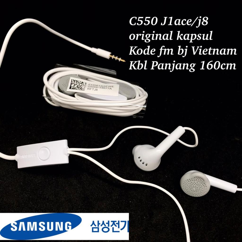 HANDSFREE SAMSUNG GALAXY J1 ACE/ C550 VIETNAM ORIGINAL COPOTAN