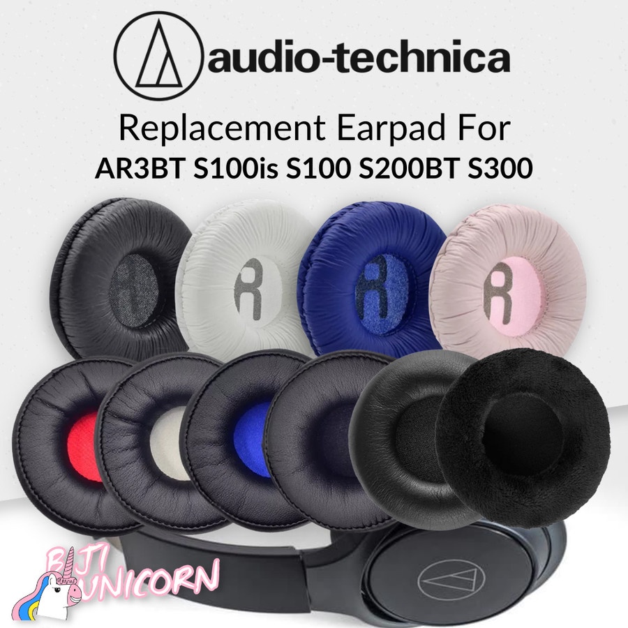 Earpad Earcup Ear Cushion Audio Technica AR3BT S100 S100is S200BT S300 Busa bantalan Foam