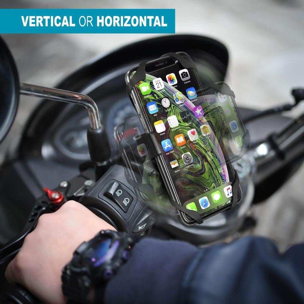 YGRETTE - ZY Holder Smartphone Handlebar Sepeda 360 Degree - Black