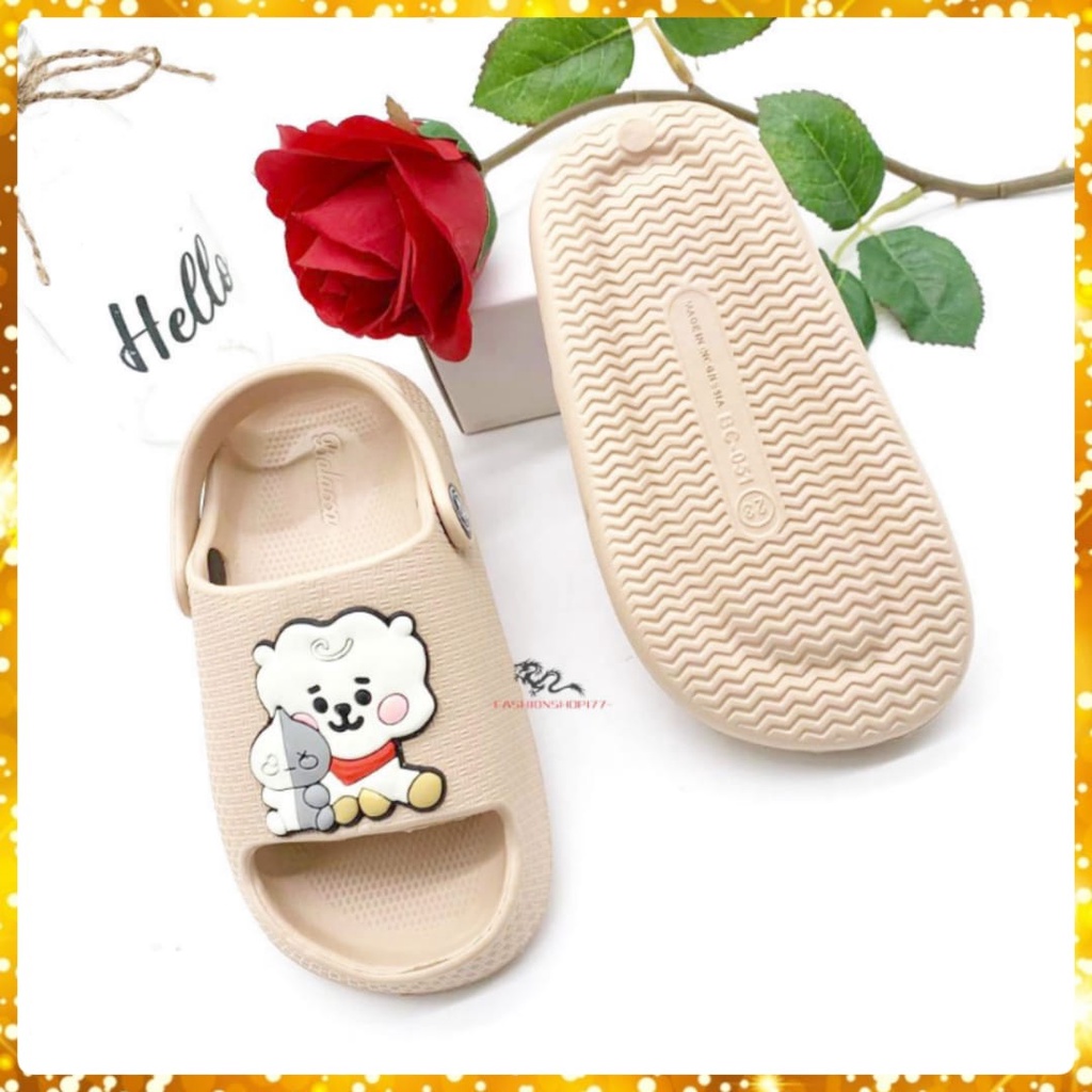 Sandal Anak Perempuan Sandal Selop Bahan Karet Motif Domba Lucu Terbaru UK.19-24