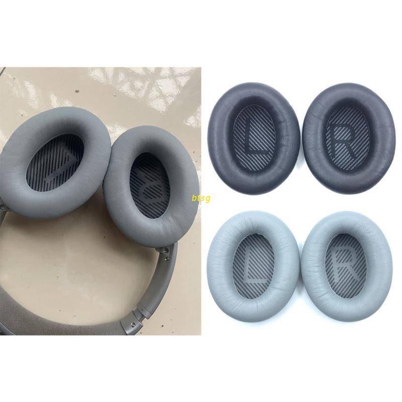 Btsg Bantalan Earpads Pengganti Bahan Kulit Domba Untuk Headphone Bose QC35