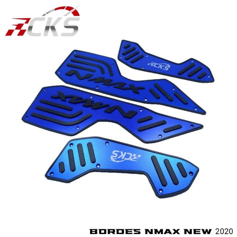 BORDES NMAX KARPET PIJAKAN KAKI NMAX NEW 2020-2021 CNC ORIGINAL MERK CR7 SWKT