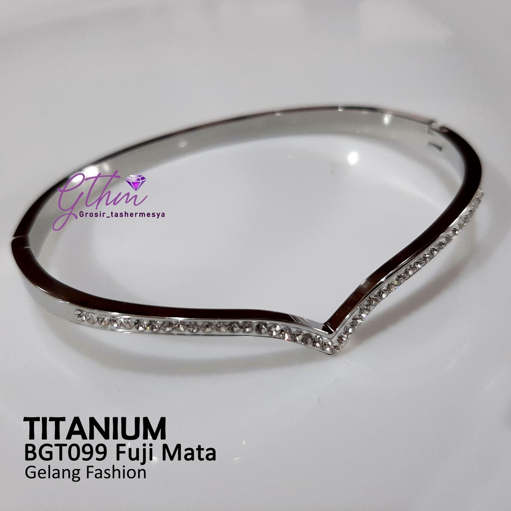 Gelang tangan titanium FUJI bgt099 gthm