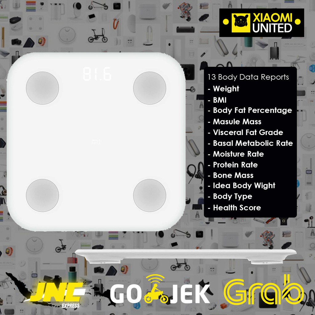 Mi Smart Scale 2 LED Display - Timbangan Badan Digital Xiaomi