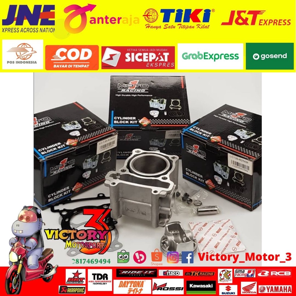 BLOK MOTO1 FOR MX KING/VIXION/R15 62MM