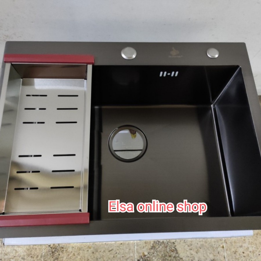 kitchen sink golden hand 6045 black