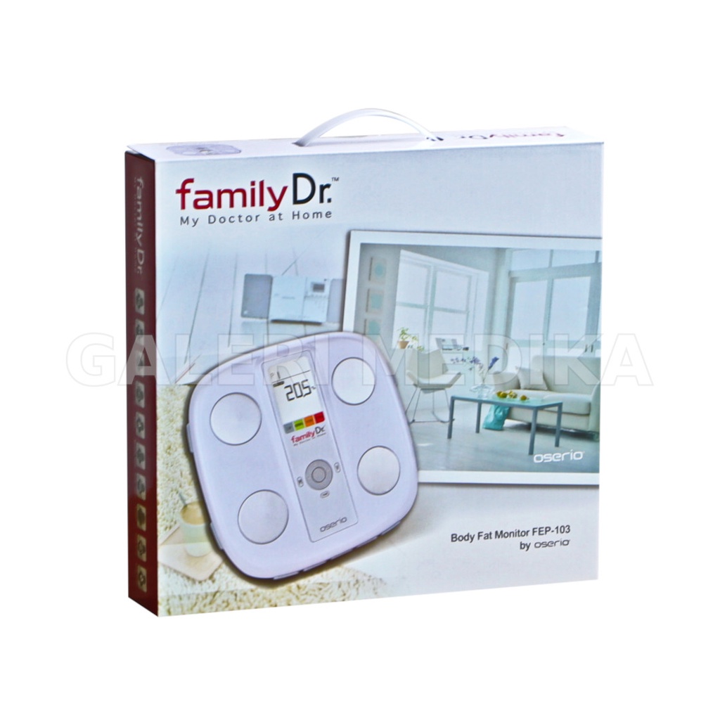 Timbangan Lemak FamilyDr FEP-103 Body Fat Monitor - Timbangan Badan Ukur Komposisi Tubuh / Body Composition Scale