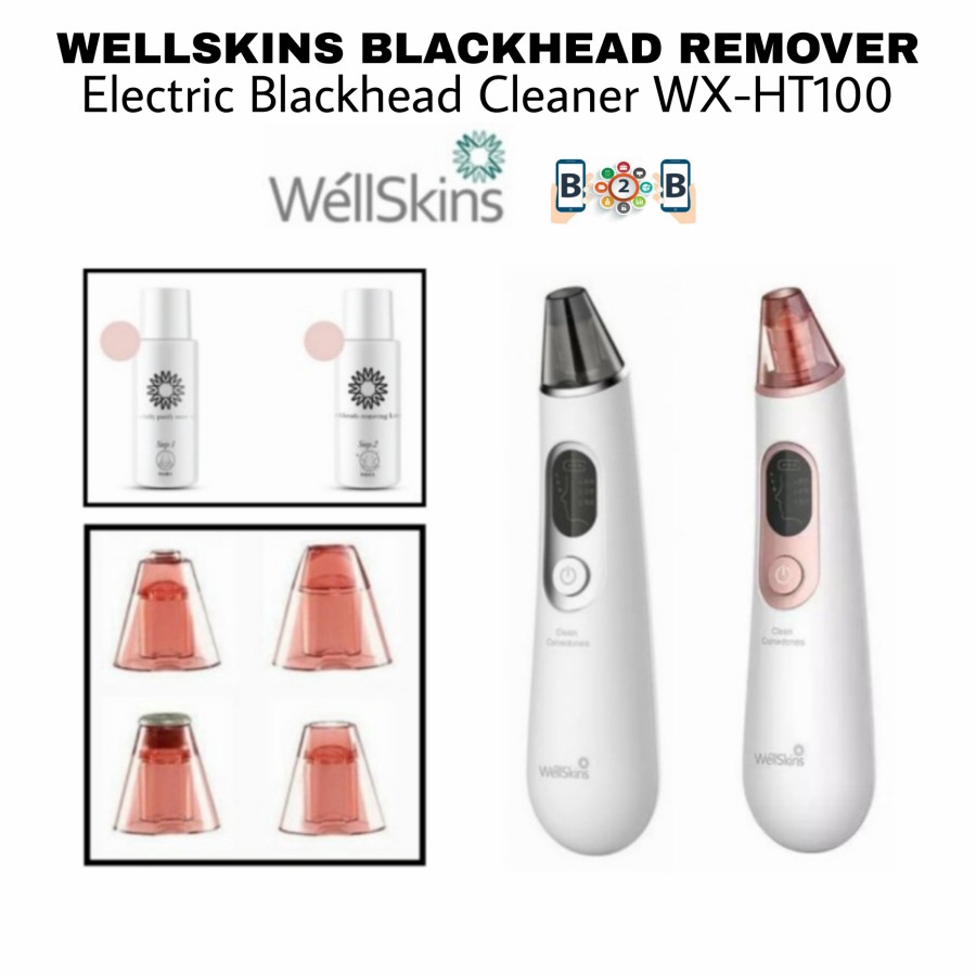 WELLSKINS BLACKHEAD REMOVER WX-HT100 - Pembersih Komedo Elektrik