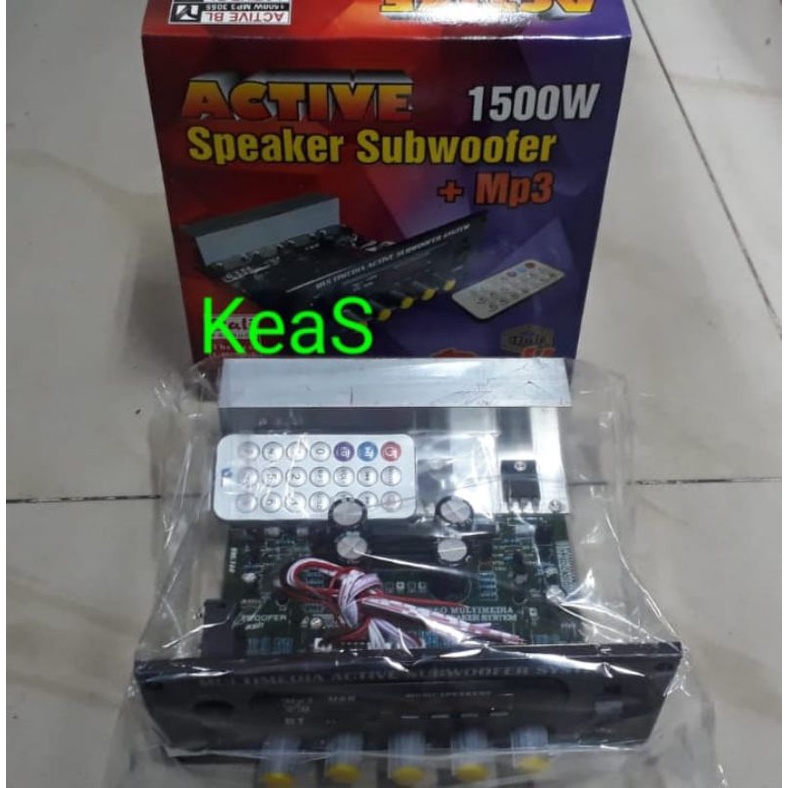 Kit Speaker Active Subwoofer 1500 watt TR SANKEN plus Mp3 Remote