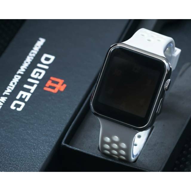 Jam Tangan Digitec TOUCHSCREEN Original Rubber White