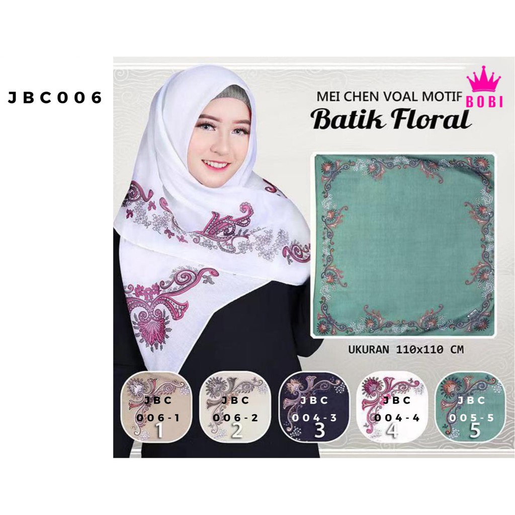 Jilbab Segitiga Mei Chen /  Hijab Variasi Warna / Kode JBC006