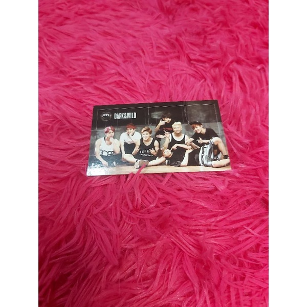 BTS Photocard PC DnW Dark and Wild Group OT7